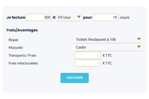 Simulateur de salaire en portage salarial