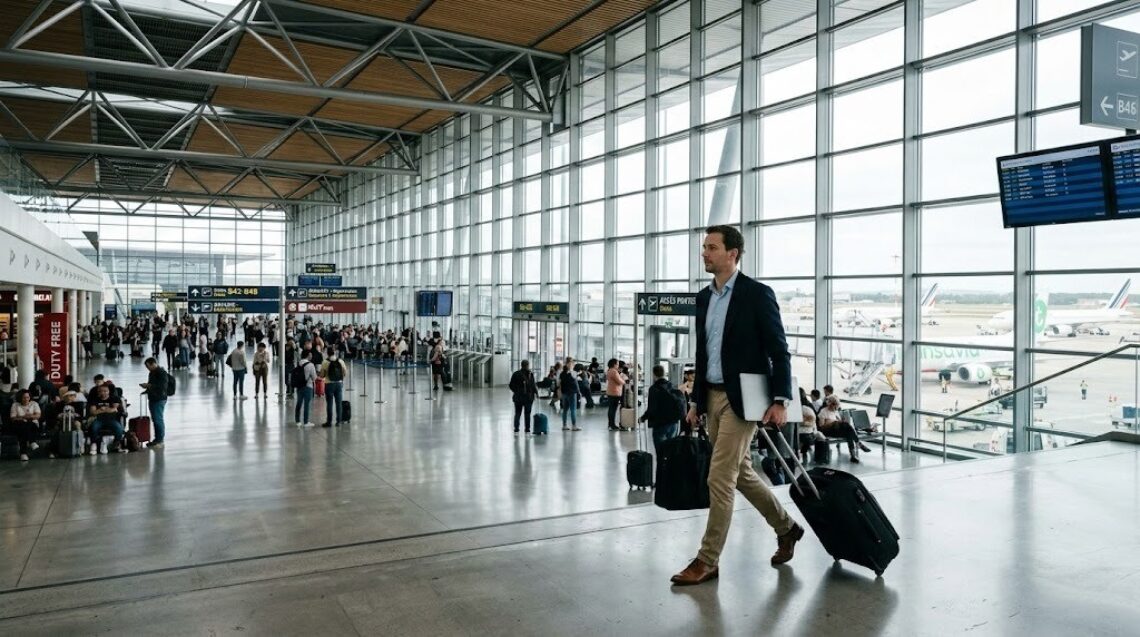 Un indépendant qui travaille à l'étranger