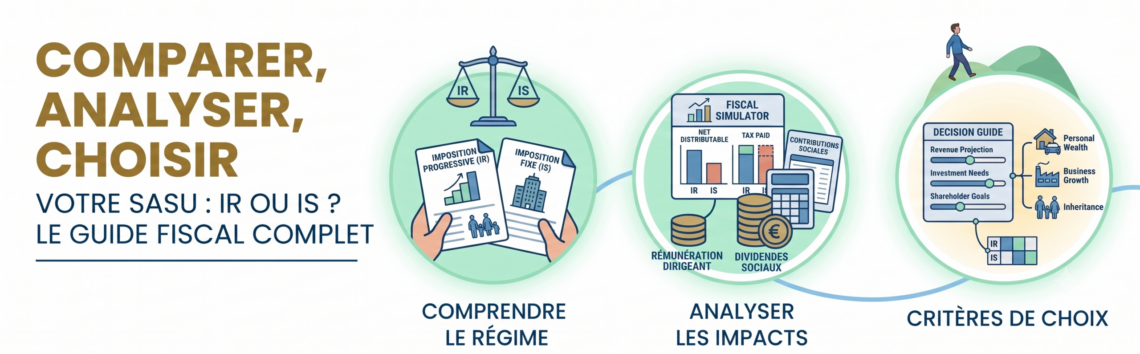 SASU à l'IR ou à l'IS comment choisir son régime fiscal Regie-Portage.fr